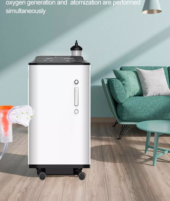 Rumah Tangga Medis 10L Konsentrator Oksigen Portabel Dengan Nebulizer