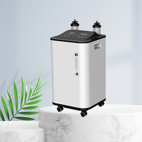 10 Inch Display Aliran Besar Generator Oksigen 10L Rumah Tangga Kebisingan Rendah