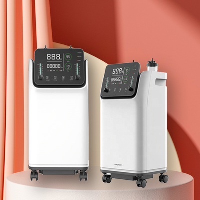 95% Konsentrator Oksigen 10L Kemurnian Dengan Nebulizer Dan Remote Control