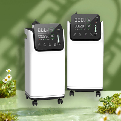 220V 5L Mesin Pernapasan Oksigen Pasien Rumah Sakit Medis CE ISO Tersedia