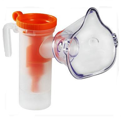 Masker Nebulizer dengan 6ml Masker Nebulizer Mouthpiece Tali Elastis dan Tabung untuk Siapa Saja