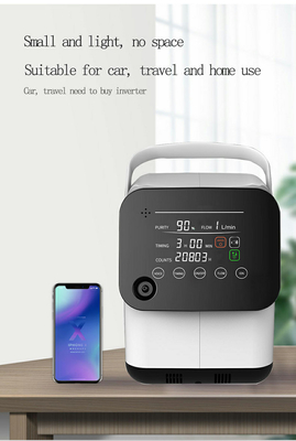 Sistem Konsentrator Oksigen 1 Liter Aliran Tinggi yang Dapat Disesuaikan 220V
